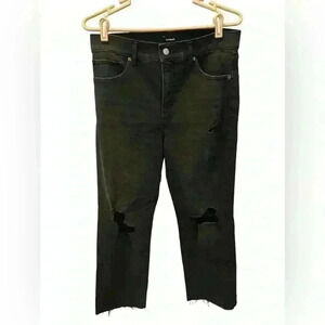EXPRESS MODERN STRAIGHT SUPER HIGH RISE JEANS